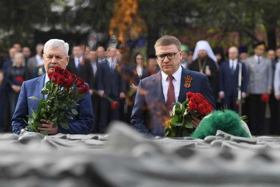 В Челябинске память погибших на войне почтили минутой молчания