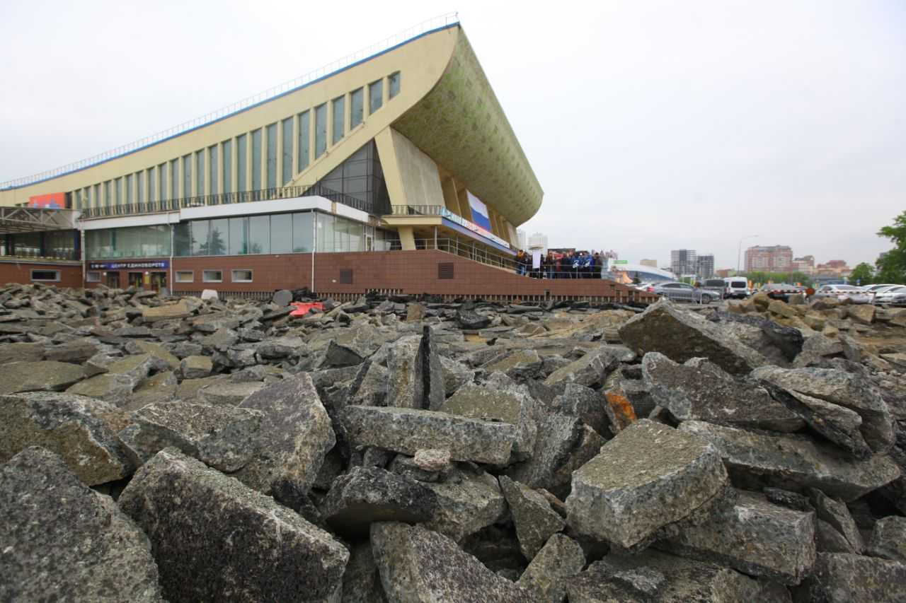 Что строят на месте бывшего автовокзала у Дворца спорта «Юность» в Челябинске