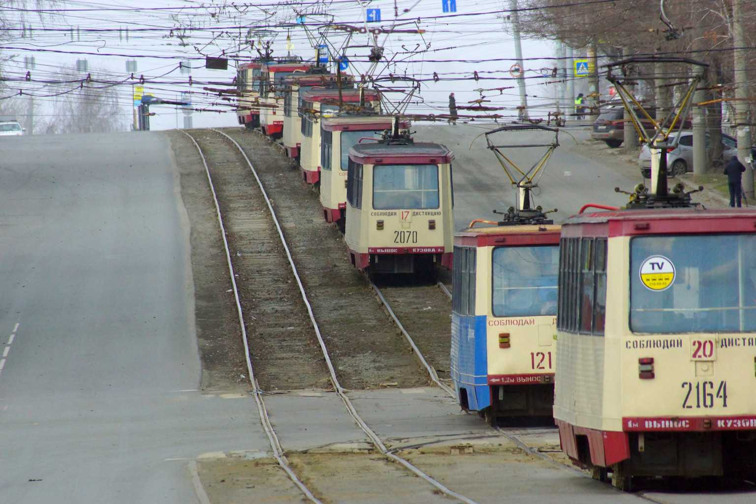 В Челябинске запускают движение трамваев по путепроводу на Коксохиме