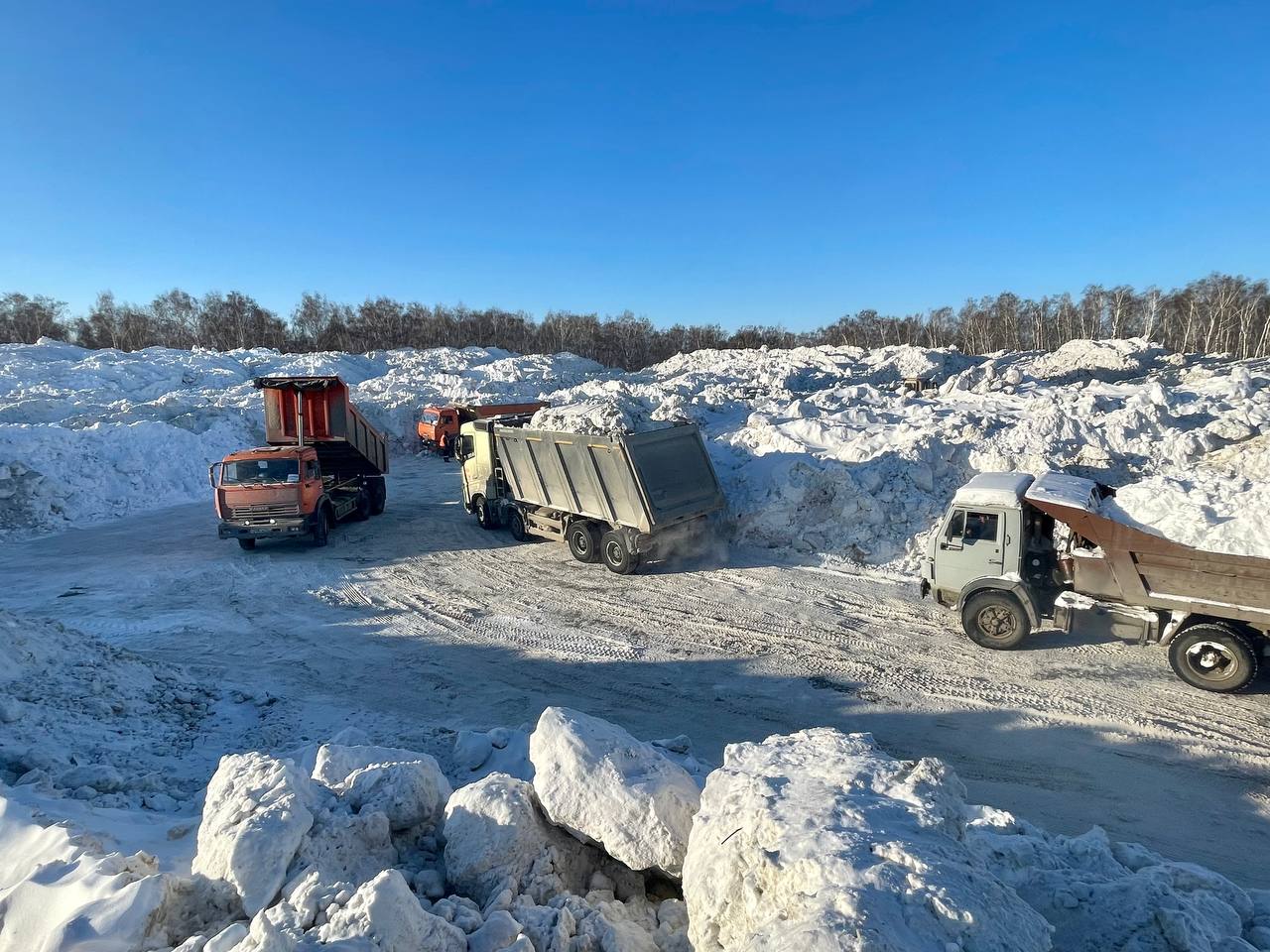 На челябинскую снегосвалку вывезли более 600 тысяч кубометров снега |  11.01.2024 | Челябинск - БезФормата