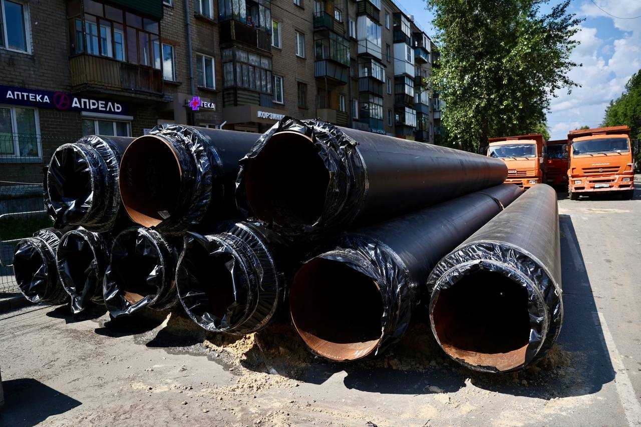 Временные трубы для горячей воды проложат в Металлургическом районе Челябинска 