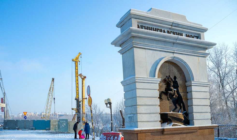 Морозы не остановят строительство Ленинградского моста в Челябинске