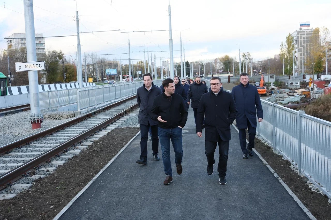 В Челябинске раньше срока открыли техническое движение по мосту через Миасс