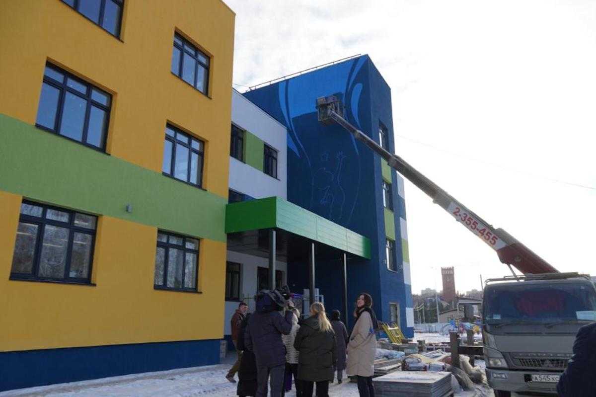 В Челябинске завершается строительство детского сада