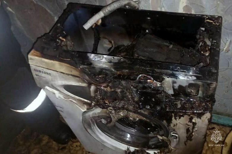 В Челябинске произошло два пожара, причиной которых стали стиральные машины
