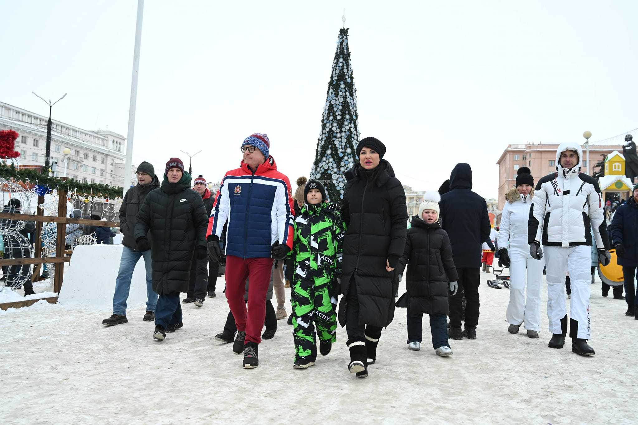Как прошел первый день нового года на главной площади Челябинска