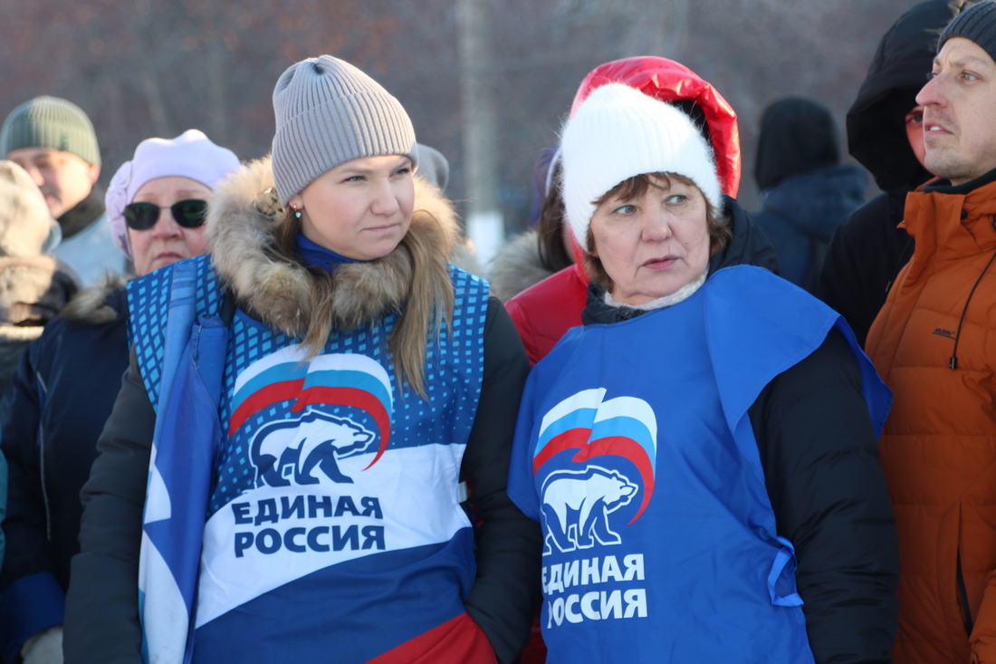 «Единая Россия» провела в Коркино патриотическую акцию «Верим в Победу!»