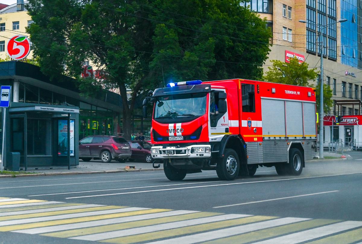 В Челябинске произошел пожар в административном здании