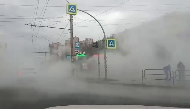 Установлена причина прорыва теплотрассы на северо-западе Челябинска
