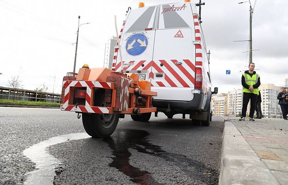 Качество ремонта дорог в Челябинске проверяет передвижная лаборатория