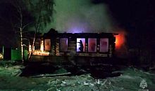 В Челябинской области на пожаре погибли два человека