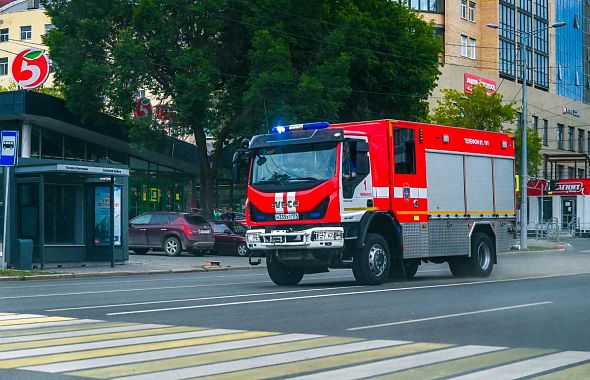 Ранним утром в Челябинске загорелся детский сад