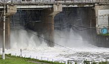 На Шершневском водохранилище в Челябинске снизили объем сброса воды