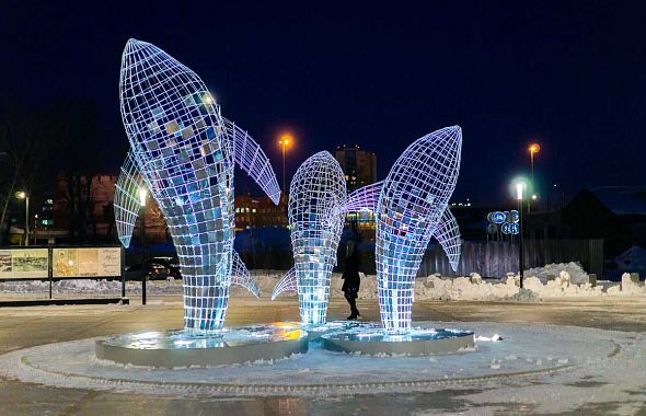Артемий Лебедев вступился за фигуры светящихся китов в центре Челябинска
