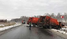Два мусоровоза не поделили дорогу под Челябинском, есть жертвы