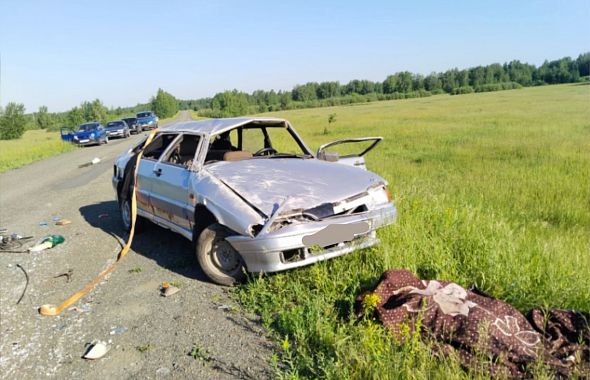 В Кунашакском районе лишенный прав водитель погиб в ДТП