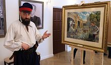 В Челябинске открылась выставка художника Воронова-Кушаковского о военных походах казаков