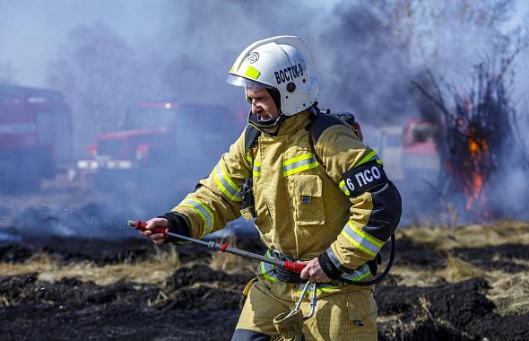 В Челябинске произошел пожар из-за тополиного пуха
